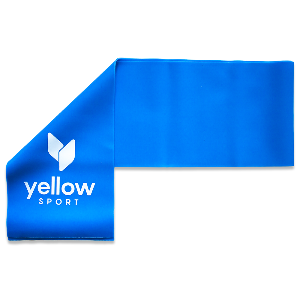yellowFLAT band - taśma do ćwiczeń niebieska (opór 9-11kg)
