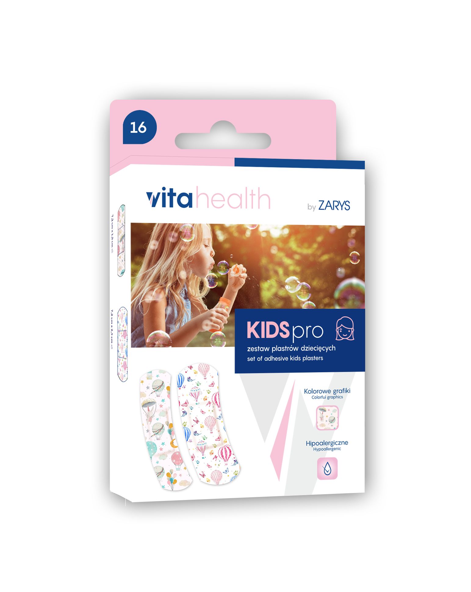 Zestaw plastrów dziecięcych Vitahealth KIDSpro - balony