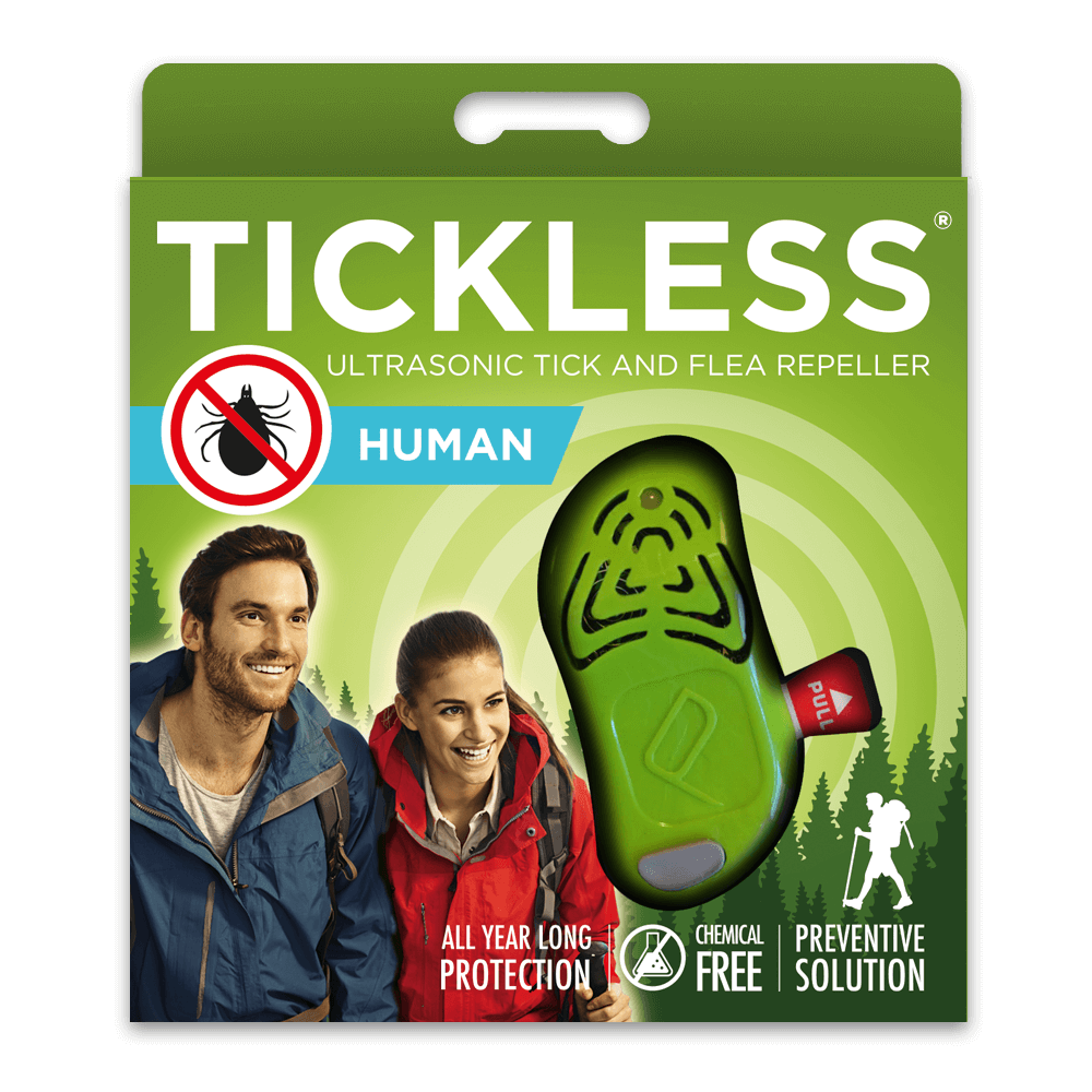 Ultradźwiękowa ochrona przed kleszczami TickLess Human, kolor zielony
