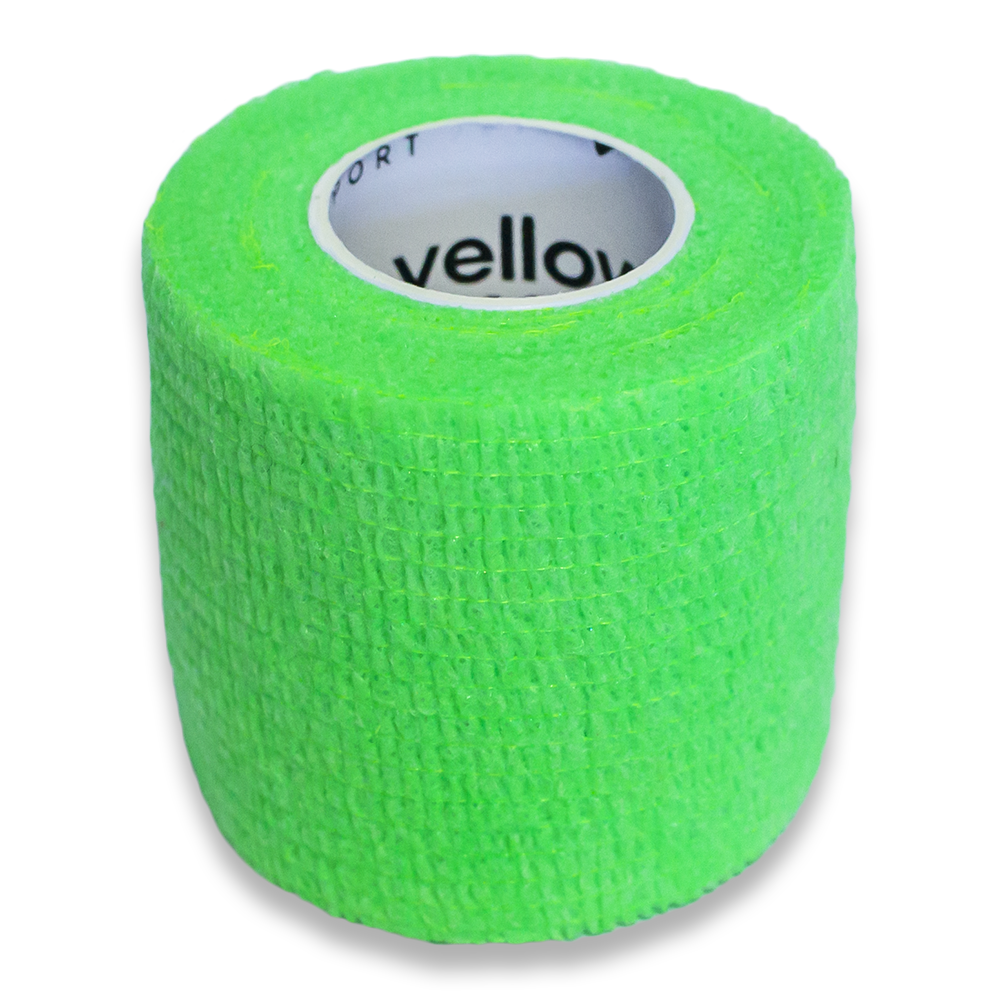Bandaż kohezyjny yellowBAND - 5cm x 4,5m, intensywny zielony