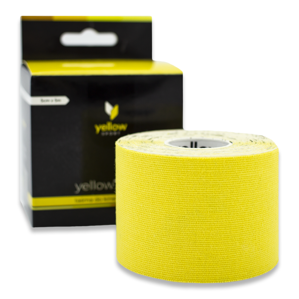 yellowTAPE – taśma do kinesiotapingu 5cm Żółty