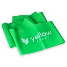 Taśma do ćwiczeń yellowFLAT band - zielona, opór 5-8 kg