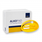 Zestaw kleszczołapki Tick Twister CLIPBOX + chusteczki do dezynfekcji ALKOPAD M 100 szt. - żółty