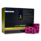 Bandaż kohezyjny yellowBAND - 7,5cm x 4,5m, różowy w serca zestaw 12 szt.