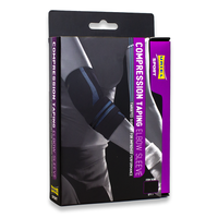 Uriel - Rękaw kompresyjny na łokieć - Wsparcie mięśni i ścięgien, poprawa krążenia - Czarny - Rozmiar L