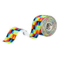 yellowTAPE - Taśma do kinesiotapingu - 5 cm x 5 m - Tęczowe trójkąty