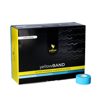 yellowSPORT yellowBAND - Bandaż kohezyjny - 2,5 cm x 4,5 m - Jasnoniebieski - Opakowanie 12 szt.