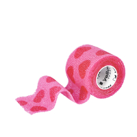 yellowBAND - Bandaż kohezyjny - 5 cm x 4,5 m - Różowy w serca